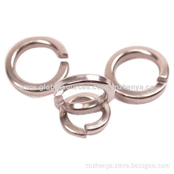 DIN127 Spring Washers, Bright, Black, Yellow Zinc SurfaceNew